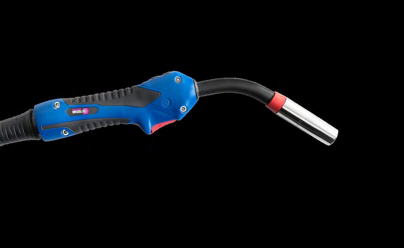 ABIMIG A 255 LW — torch neck 45° — front view — ABICOR BINZEL — MIG/MAG Welding Torches