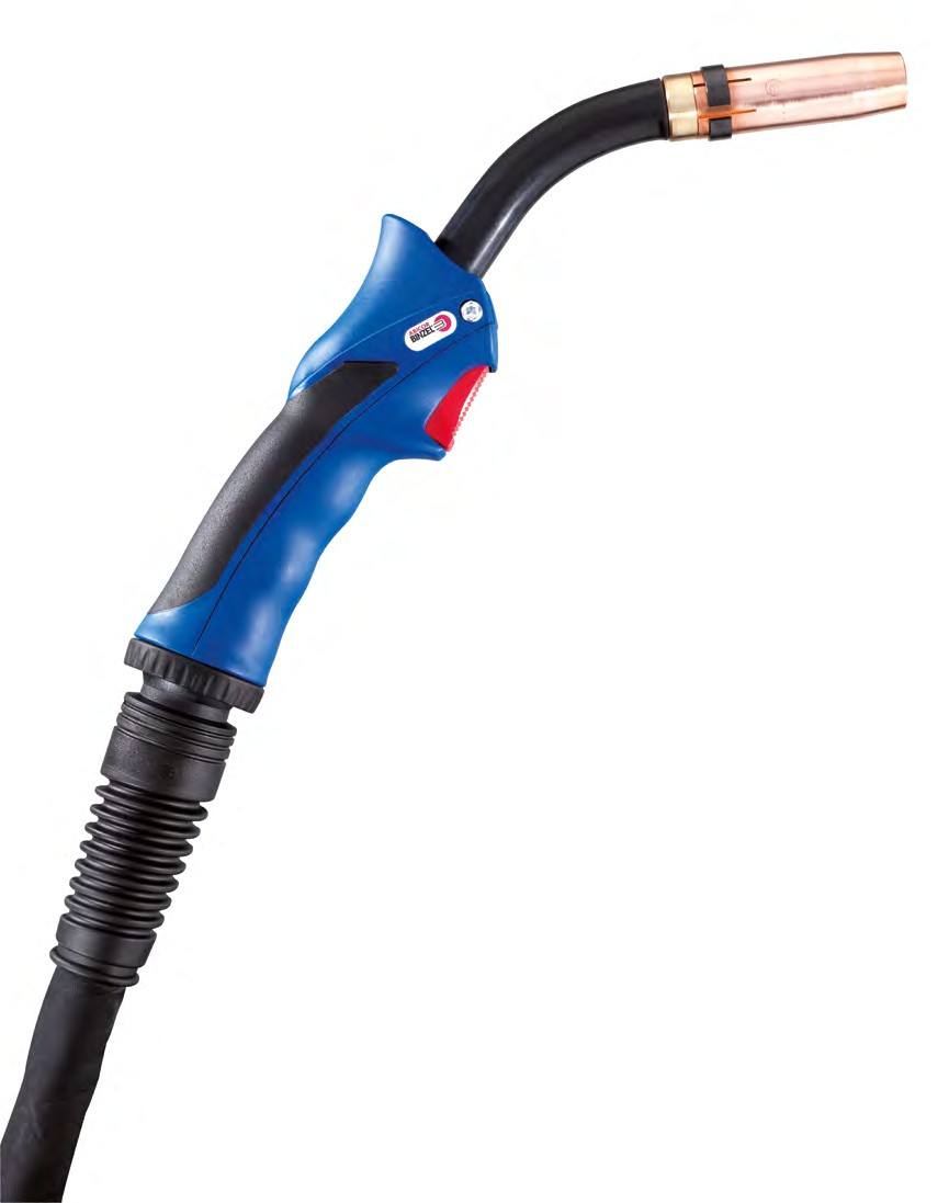 ABIMIG GRIP W 555 D — swan neck 50° — front view — ABICOR BINZEL — MIG/MAG Welding Torches