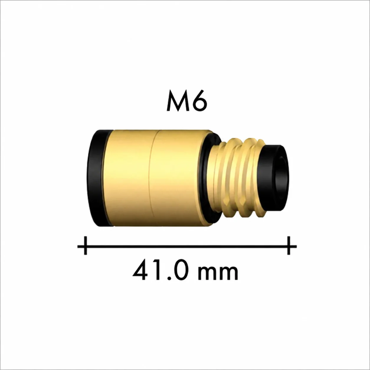 ABIROB 350 GC — gas nozzle holder (10 pcs.) (standard) — front view — ABICOR BINZEL — Welding Torch Wear Parts & Spares