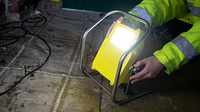 ATEX/IECEx LED MINI WORKLITE™ WL-50 — detail close-up — Wolf Safety — Temporary ATEX Lighting