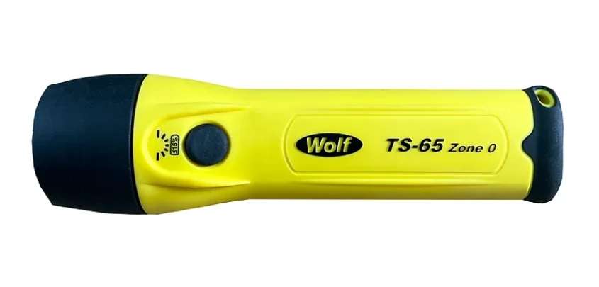 Wolf Safety ATEX compact LED safety torch with anti-static casing for hazardous areas