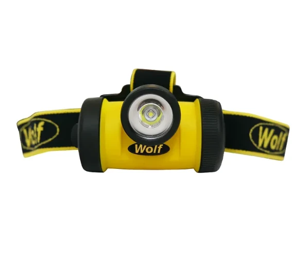 ATEX LED Wolf Safety HT-650 Zone 0 headtorch with bright LED light and adjustable headband for hazardous area use