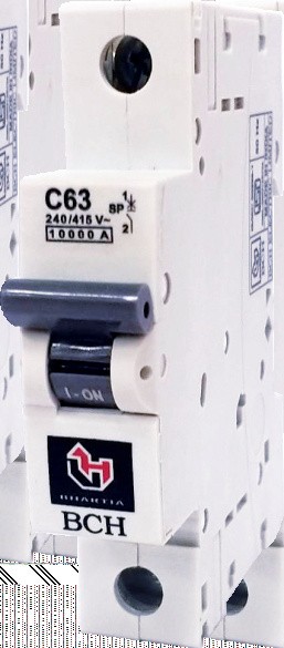 BCH 10A 3P B-Curve MCB miniature circuit breaker for reliable overload and short circuit protection
