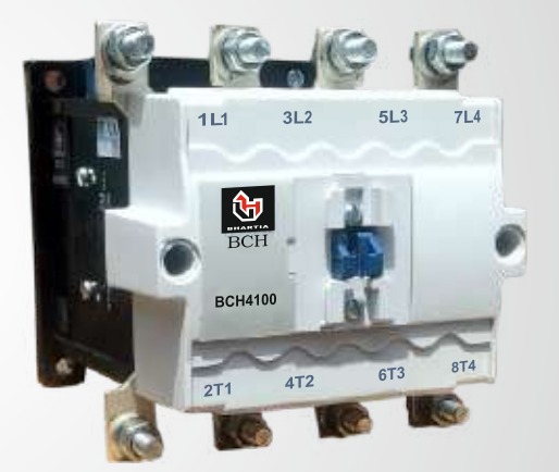 BCH BCH4100 Freedom 4-Pole Contactor (100A AC-1, 65A AC-3)