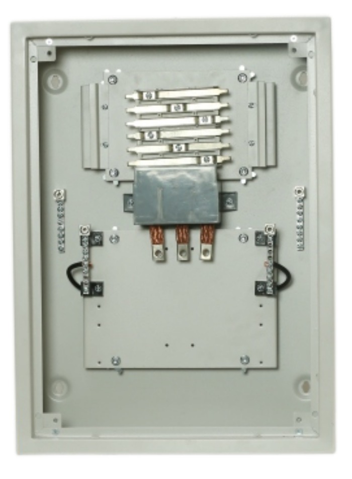 BCH BCHVTPNDD08W-A Vertical TPN Double Door Distribution Box (8 Way, MCB Incomer)