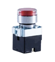 BCH BML22LA LED luminous actuator switch with illuminated push button and metal housing