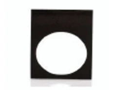 BCH BML22LPM Legend Plate - Aluminum metal product label with engraved text and logo