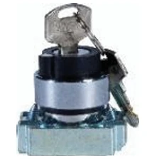 BCH BML22SK3P 3-position maintained selector key actuator switch, both sides actuated, industrial control component