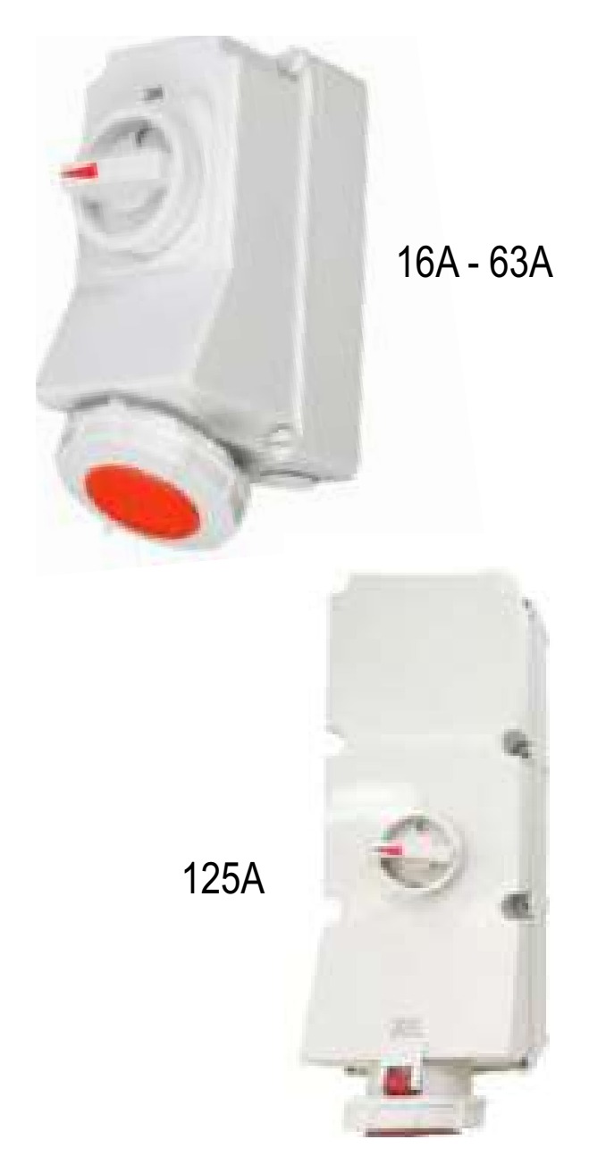 BCH BPX1MIV472 Interlocked Switched Socket, Vertical (16A, 4P, 415V, IP67)