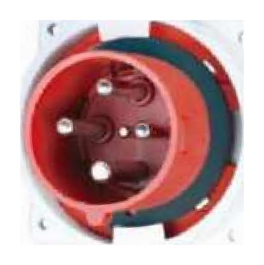 BCH BPX2PP472 Panel Mounted Plug (32A, 4P, 415V, IP67)