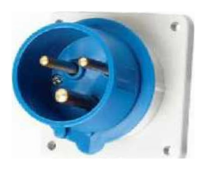 BCH BPX3PP341 Panel Mounted Plug (63A, 3P, 230V, IP44)