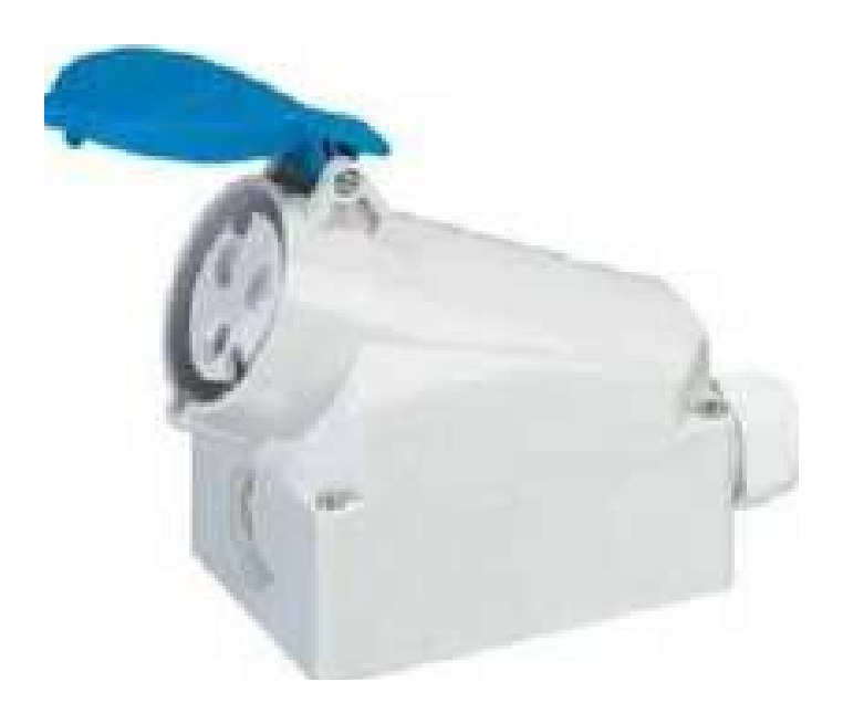 BCH BPX3WS341 Surface Mounted Socket (63A, 3P, 230V, IP44)
