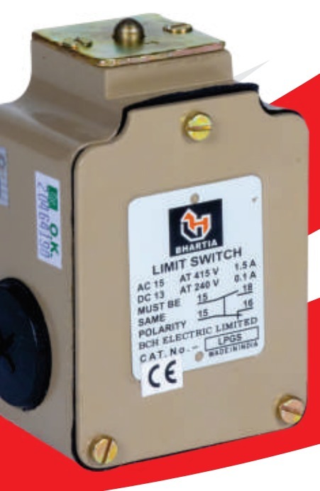 BCH LPGS General Purpose Limit Switch - Top Plunger (1NO+1NC, IP54)