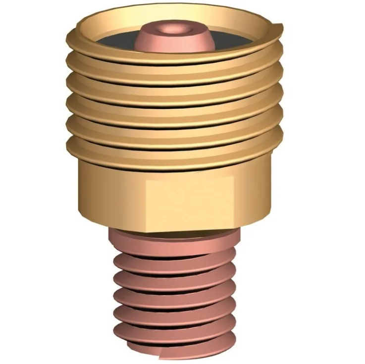 Binzel 1.6mm Gas Lens T9/20 Bin45V43 — front view — ABICOR BINZEL — Welding Consumables & Spare Parts