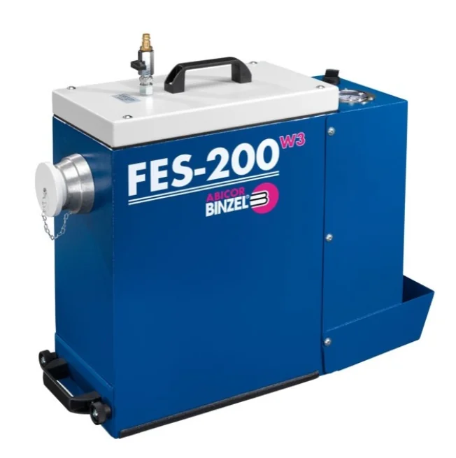 Binzel FES-200 W3 Extraction Unit — front view — ABICOR BINZEL — Welding Consumables & Spare Parts