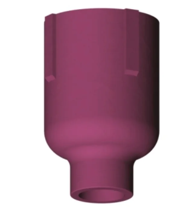 Binzel Gas Lens Ceramic T9/20 No.8 Bin53N61S — front view — ABICOR BINZEL — Welding Consumables & Spare Parts