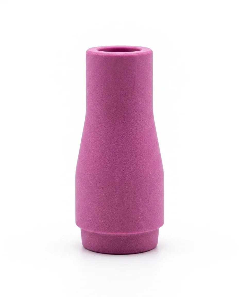 Binzel Gas Nozzle Ceramic No.8 T18/26 Bin10N46 — front view — ABICOR BINZEL — Welding Consumables & Spare Parts
