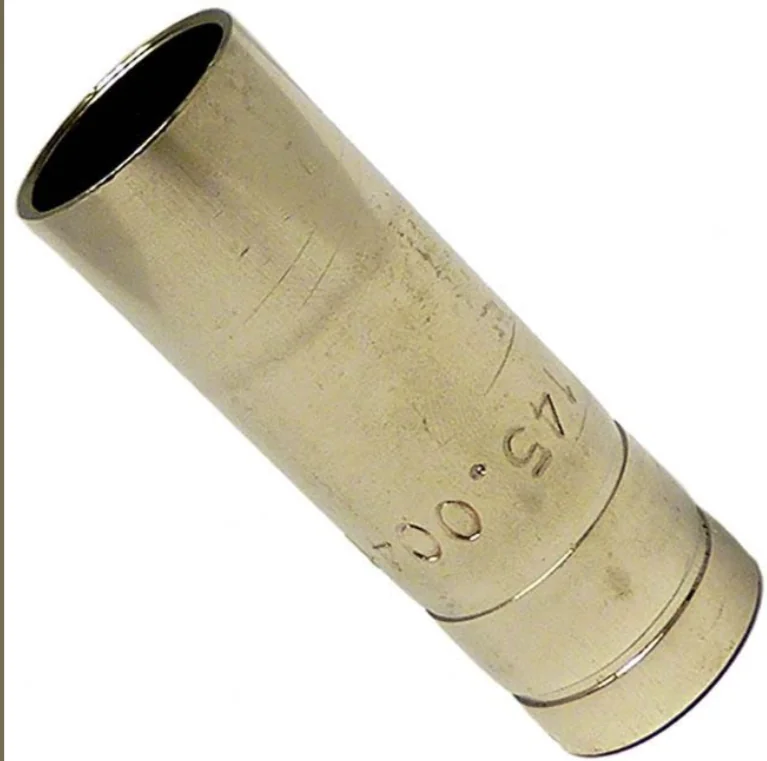 Binzel Gas Nozzle MB15 Cylindrical 145.0041 — front view — ABICOR BINZEL — Welding Consumables & Spare Parts