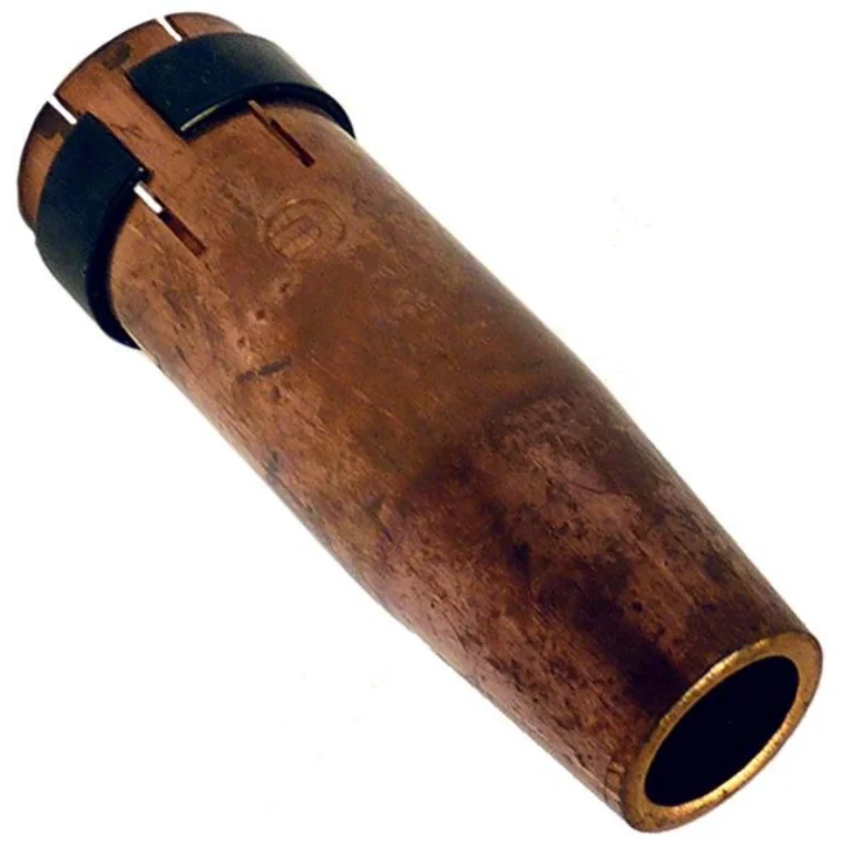 Binzel Gas Nozzle Mb501 Tapered 145.0132 — front view — ABICOR BINZEL — Welding Consumables & Spare Parts