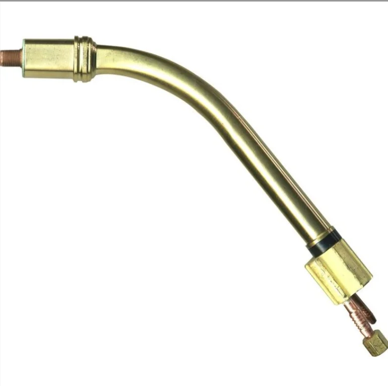Binzel Mb501 Ergo Swan Neck 034.0001 — front view — ABICOR BINZEL — Welding Consumables & Spare Parts