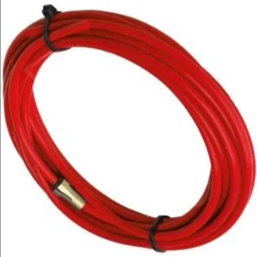 Binzel Red Teflon Liner 5M 126.0028 — front view — ABICOR BINZEL — Welding Consumables & Spare Parts