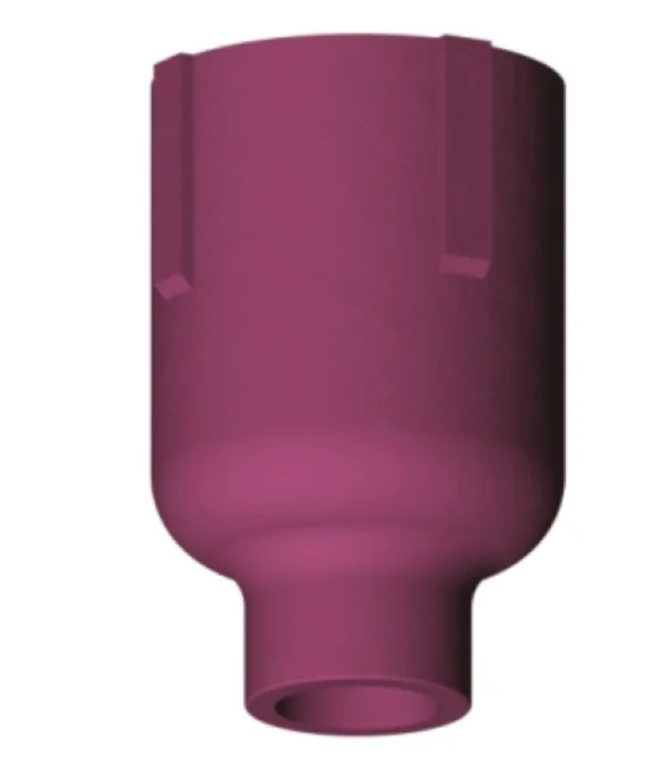 Binzel Standard Gas Lens Nozzle No.6 Bin54N16 — front view — ABICOR BINZEL — Welding Consumables & Spare Parts