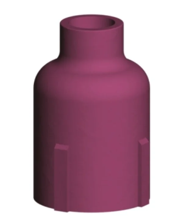 Binzel Standard Gas Lens Nozzle No.7 Bin54N15 — front view — ABICOR BINZEL — Welding Consumables & Spare Parts
