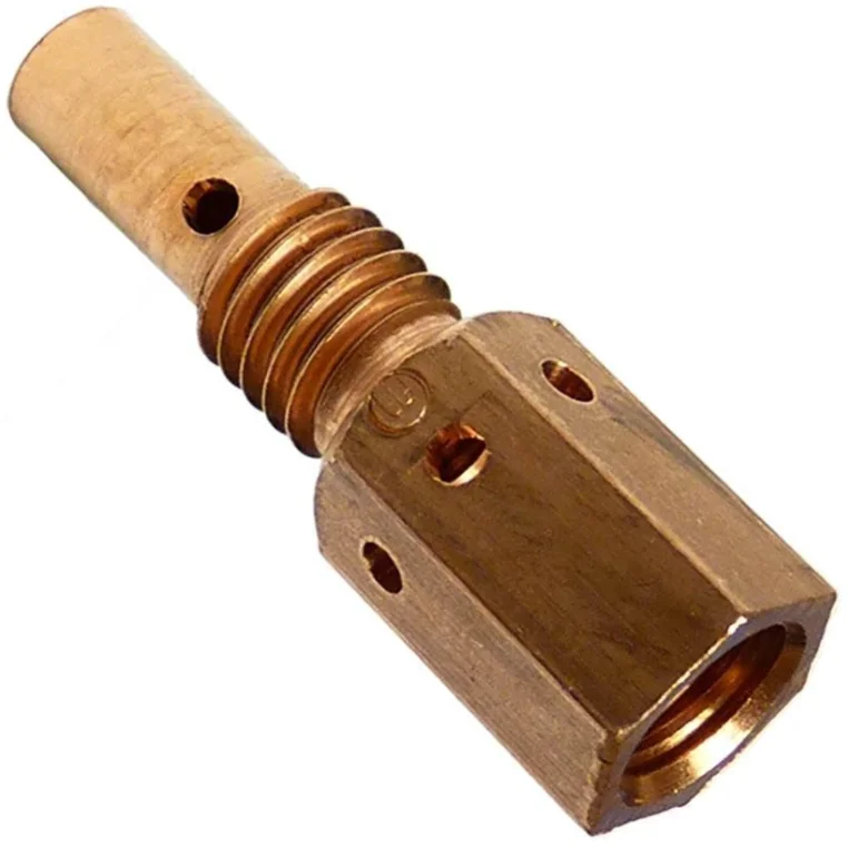 Binzel Tip Adapter Mb25. M8 142.0015 — front view — ABICOR BINZEL — Welding Consumables & Spare Parts