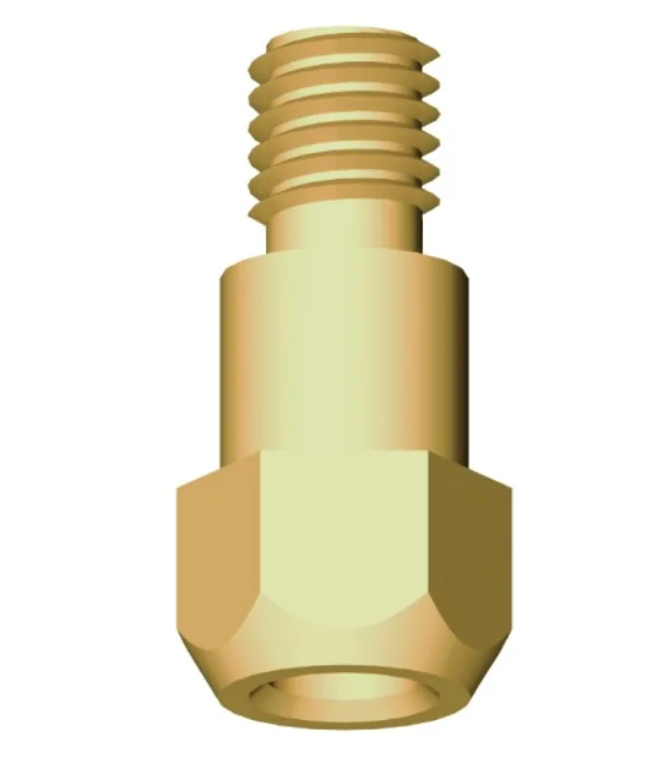 Binzel Tip Holder [Mb240 D] 142.0003 — front view — ABICOR BINZEL — Welding Consumables & Spare Parts