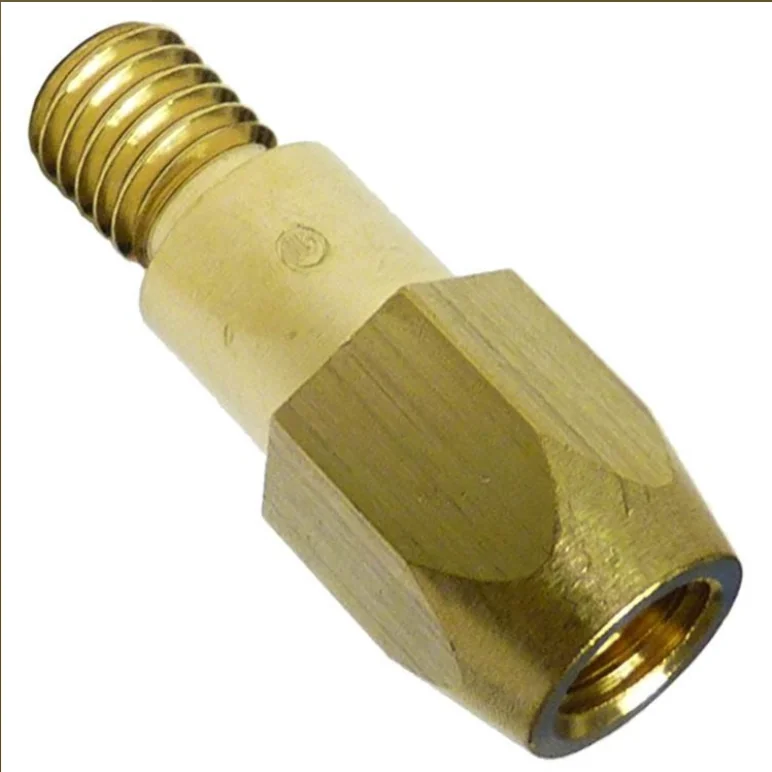Binzel Tip Holder Mb36. M8 Long 142.0024 — front view — ABICOR BINZEL — Welding Consumables & Spare Parts