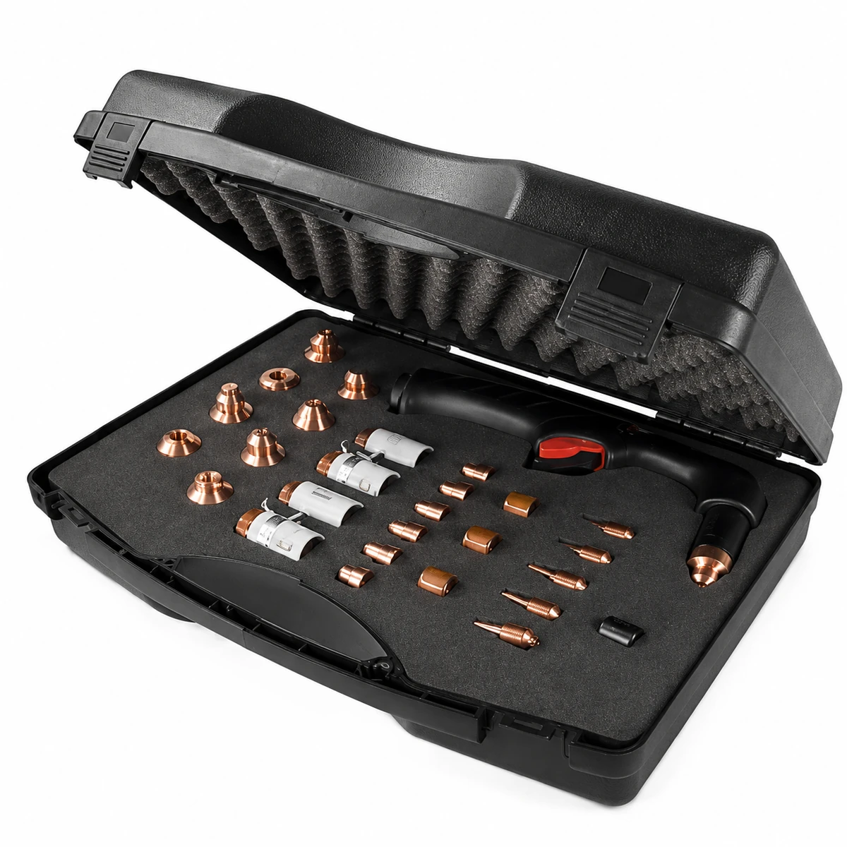 THERMACUT Box with Parts 65/85/105 consumable case for THERMACUT Consumable Case 65/85/105 A DMX line, showing product packaging