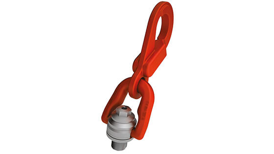 CODIPRO DSH Double Swivel Hook-Type Lifting Ring (M8-M20 / UNC 5/16"-3/4", WLL 0.4-2.5 t) - lifting point Saudi Arabia