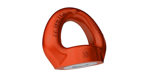 CODIPRO FE.SEB Female Swivel Eye Bolt (GRADUP, M8-M36 / UNC 3/8"-1 1/2", WLL 0.4-11 t) - lifting point Saudi Arabia