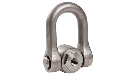 CODIPRO SS.FE.DSS Female Stainless Steel 316L Universal Double Swivel Lifting Ring (M24-M3 - lifting point Saudi Arabia - vie