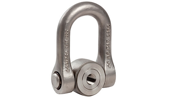CODIPRO SS.FE.DSS Female Stainless Steel 316L Universal Double Swivel Lifting Ring (M24-M3 - lifting point Saudi Arabia - vie