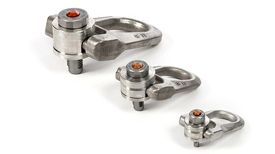 CODIPRO SS.QL.DSR Stainless Steel 316L Quick Lift Double Swivel Ring (M8-M30 / UNC 1/2"-1" - lifting point Saudi Arabia - vie