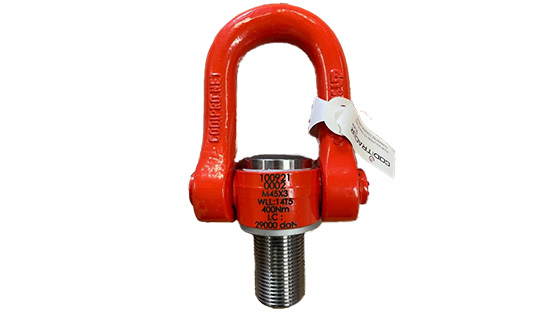 CODIPRO Swivel Lashing Points - Certified Lashing Version of CODIPRO Swivel Rings (LC + WL - lifting point Saudi Arabia