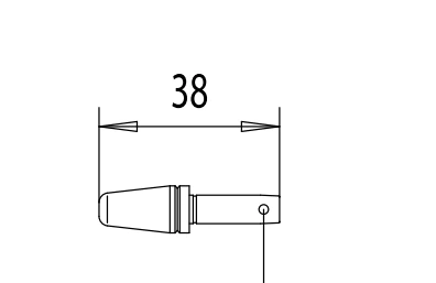 ABICOR BINZEL CuCrZr contact tip, 1.2 mm diameter, for MIG/MAG welding torches
