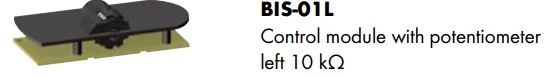 ABICOR BINZEL control module BIS-01L with potentiometer and 10k Ohm resistance adjustment knob