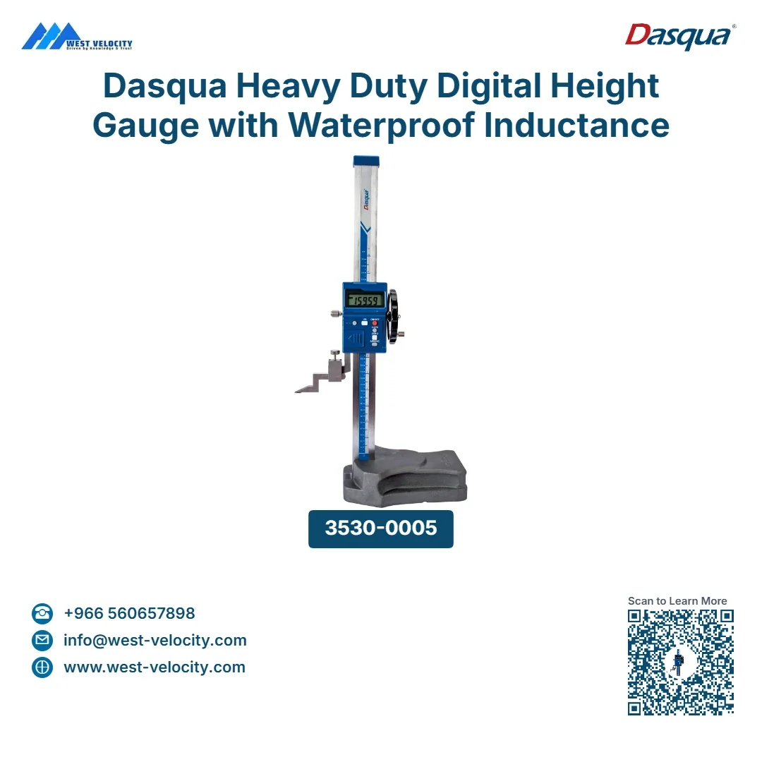 Dasqua Heavy Duty Digital Height Gauge with Waterproof Inductance Sensor - Dasqua - SKU: 3530-0005 - Available in Saudi Arabia