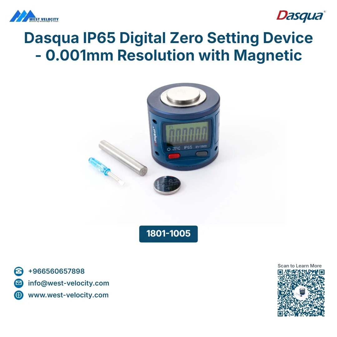 Dasqua IP65 Waterproof Digital Zero Setter – 0.001mm High Precision CNC Tool Setting Gauge - Dasqua - SKU: 1801-1005