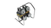 FLOOD BANK STANDS — in use — Wolf Safety — ATEX Lighting Accessories