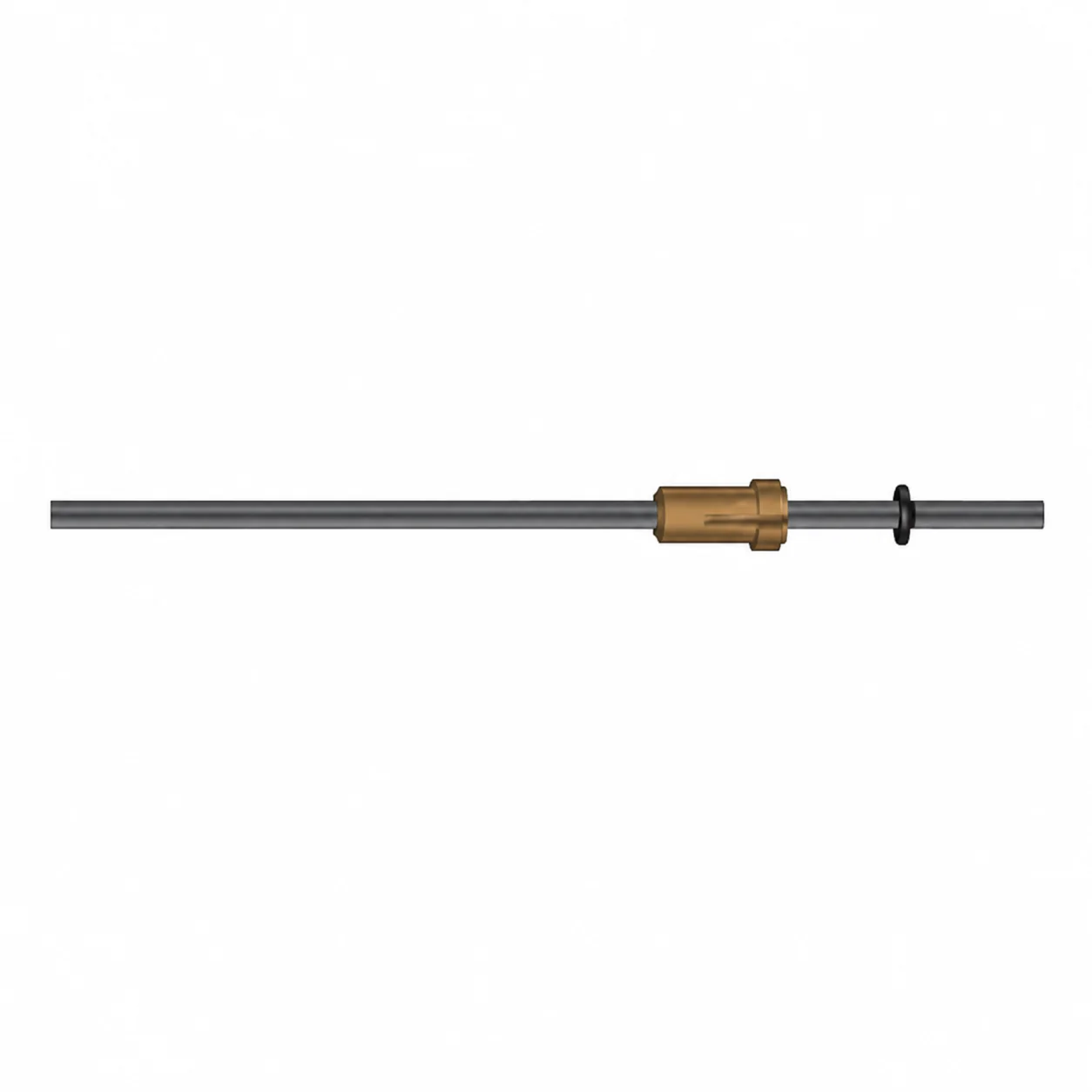 FreedomDrive — intermediate cable liner (PA 2.3x4.7x8500 mm, Ø 1.0-1.2) — front view — ABICOR BINZEL — Welding Torch Wear Parts & Spares