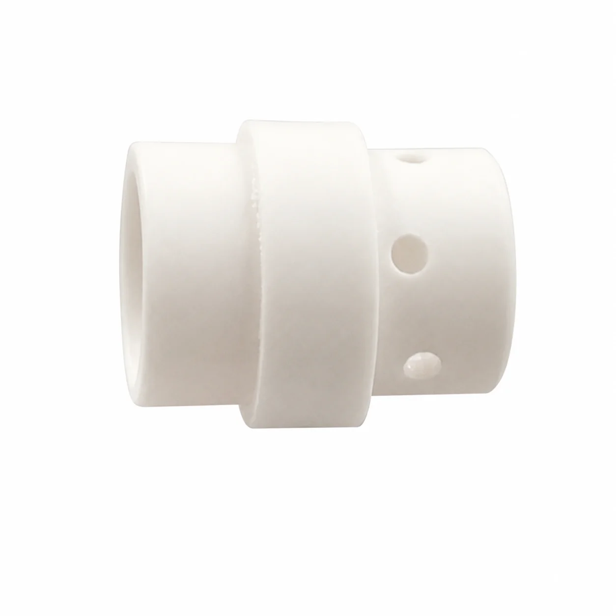 Gas diffuser, white — side view — ABICOR BINZEL — Gas Diffusers