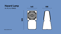 HAZARD LAMP — detail close-up — Wolf Safety — Portable ATEX Lighting