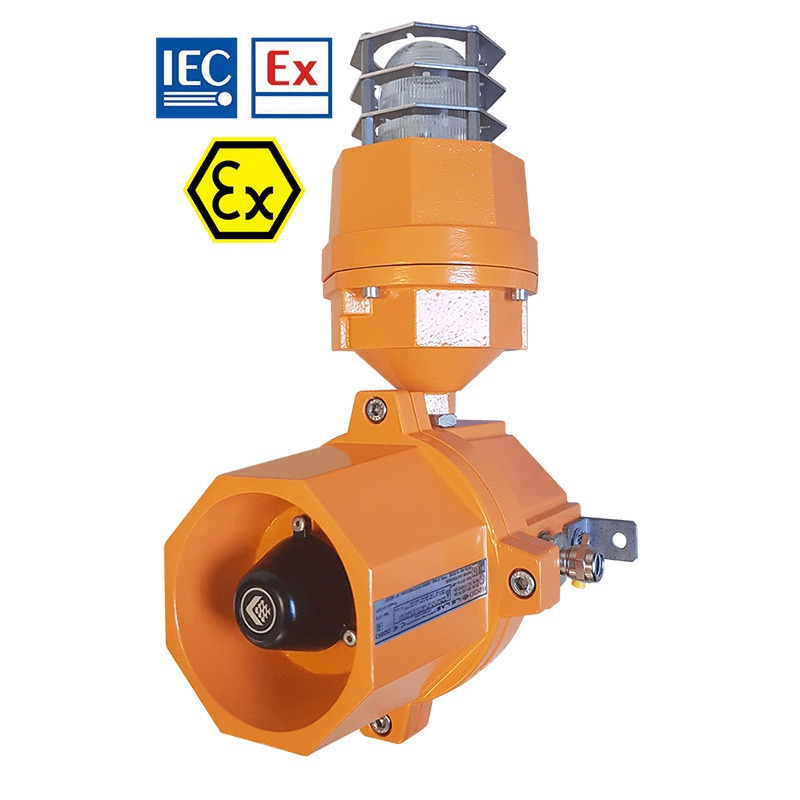 LE LAS ATEX/IECEx Explosion-proof Howler and Flashing Beacon SGV 218A (IIC / IIB+H2) - explosion-proof equipment Saudi Arabia