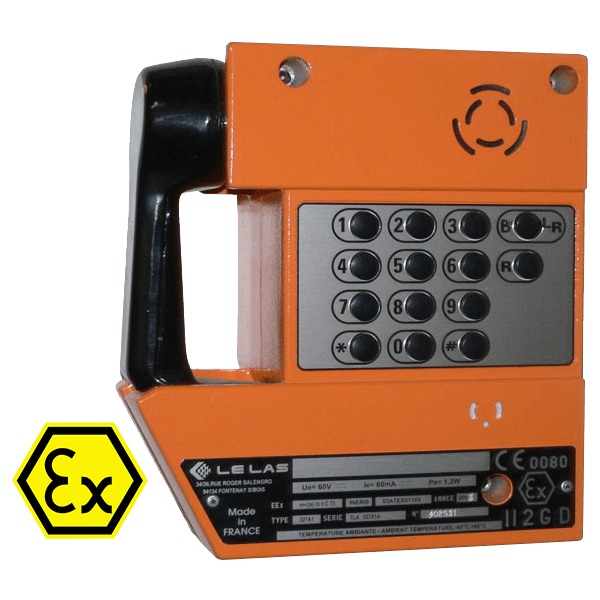 LE LAS ATEX Explosion-proof Telephone Ex II2GD TLA 227 A1 AA (Aluminium) - explosion-proof equipment Saudi Arabia