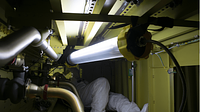 LINKEX™ LED TEMPORARY LUMINAIRE — detail close-up — Wolf Safety — Temporary ATEX Lighting
