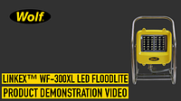 LINKEX™ WF-300XL LED FLOODLITE — detail close-up — Wolf Safety — Temporary ATEX Lighting