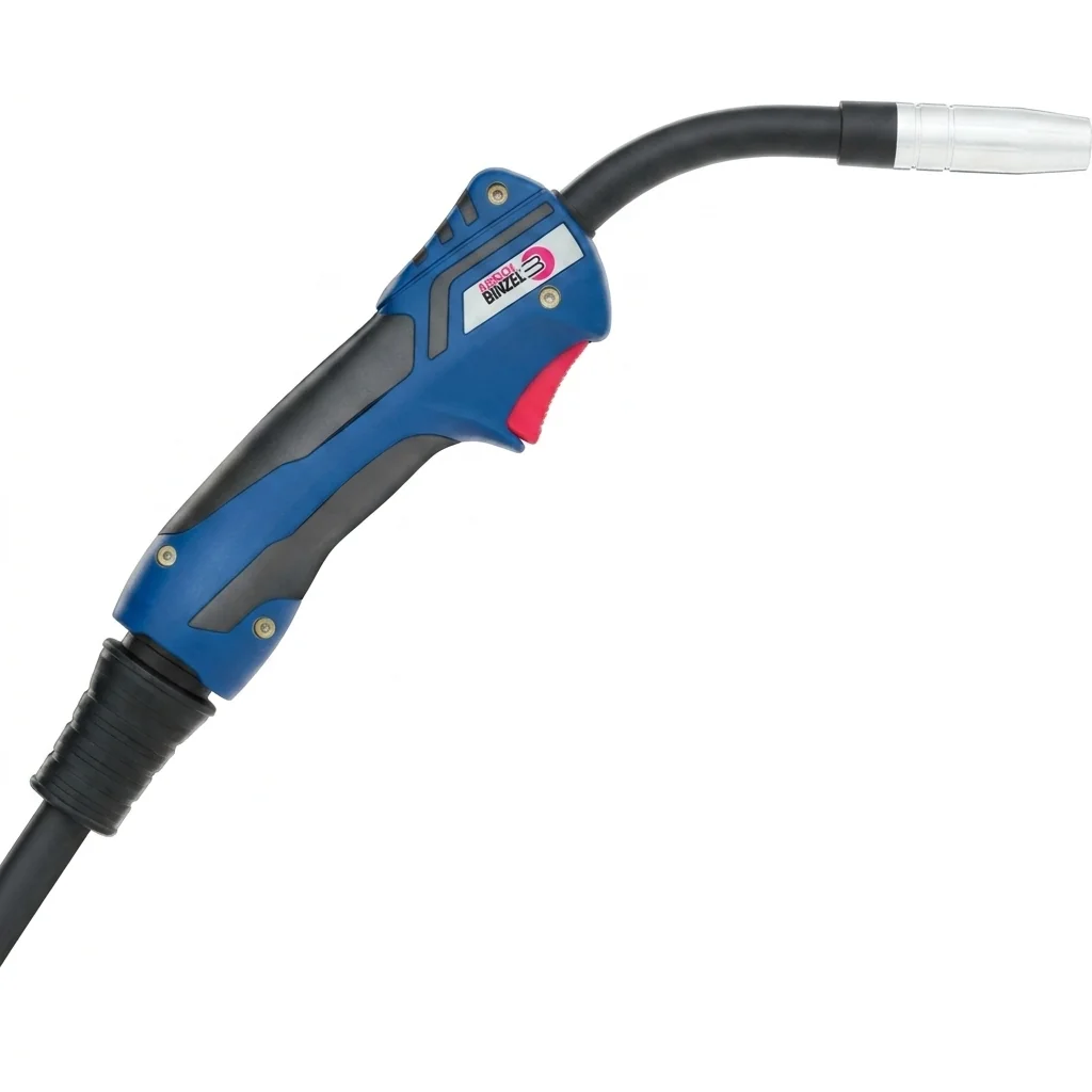 MB EVO 15 (torch complete 3 m) — front view — ABICOR BINZEL — MIG/MAG Welding Torches